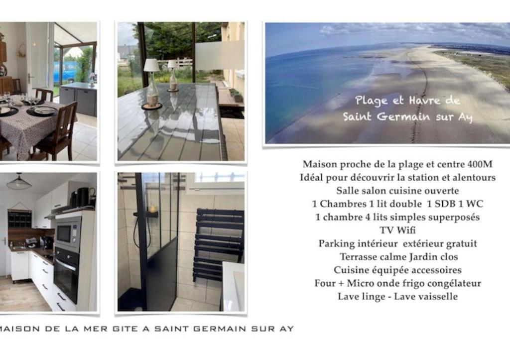 Maison De La Mer Saint-Germain-sur-Ay Екстер'єр фото